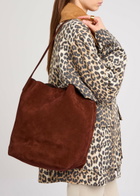 Mansur Gavriel Cabas Everyday Suede Tote - Chocolate - One Size