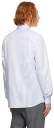Vivienne Westwood Blue & White Striped Two-Button Krall Shirt