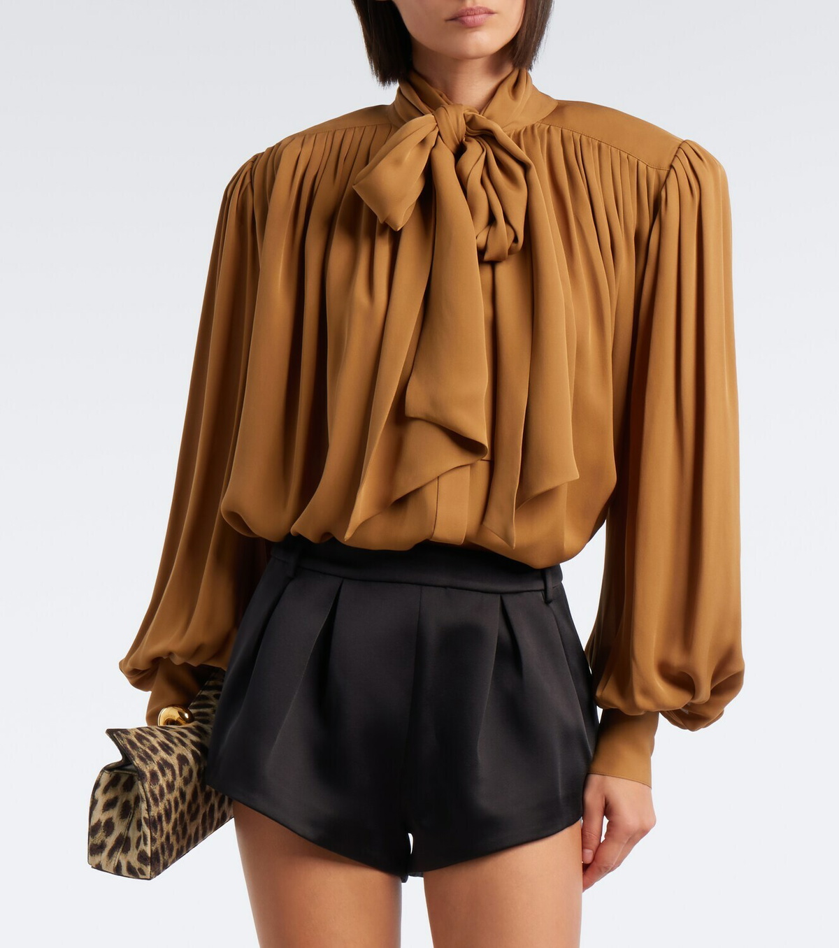 Retrofête Colton satin shorts