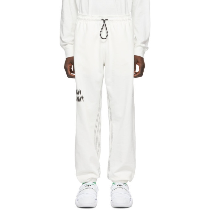 Photo: adidas Originals by Alexander Wang White You For E Yeah Exceed The Limit Lounge Pants