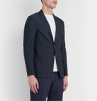 Hugo Boss - Slim-Fit Unstructured Cotton-Blend Suit Jacket - Blue