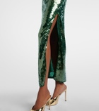 Oséree Marylin sequined maxi dress