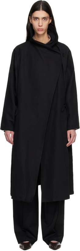 Photo: LE17SEPTEMBRE Black Sculptured Coat