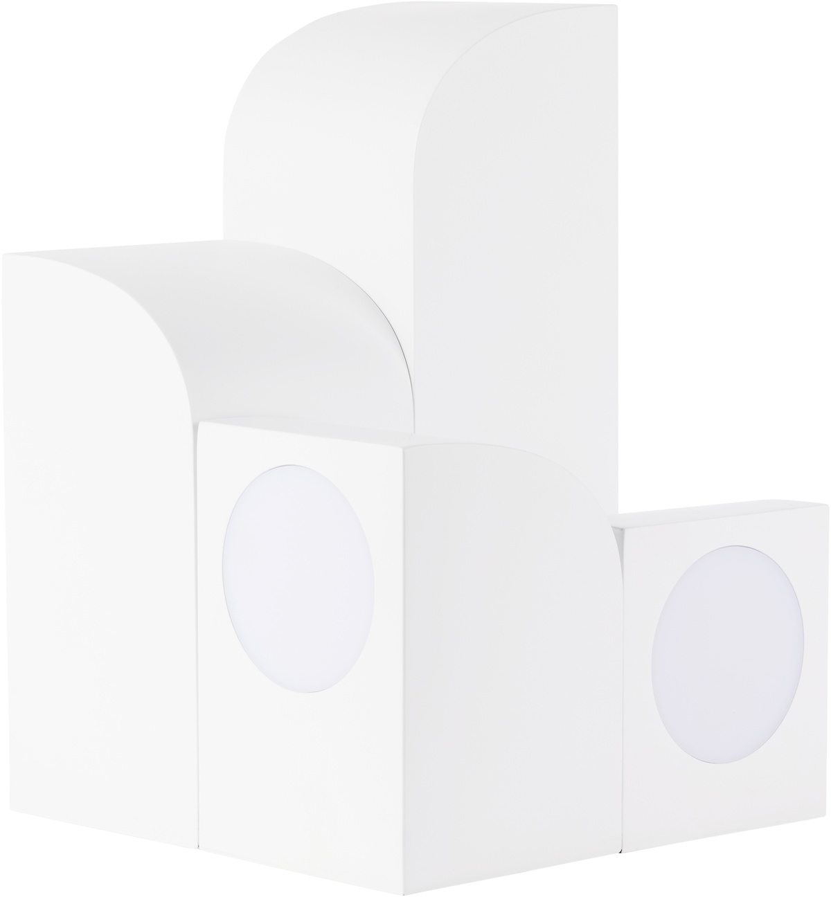 Curves by Sean Brown White Kuzco Edition Gypsum Table Lamp