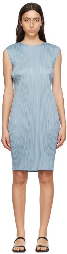 Photo: Pleats Please Issey Miyake Gray Monthly Colors August Midi Dress