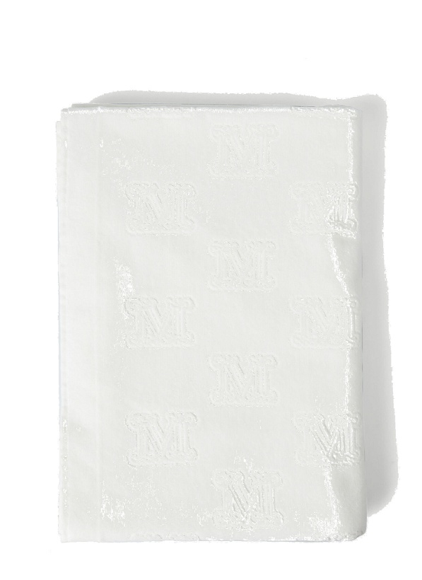 Photo: Monogram Towel in White