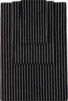 Tekla Black Striped Towel Set, 3 pcs