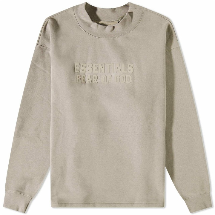 Photo: Fear of God ESSENTIALS Men's Relaxed Crew Sweat in Seal