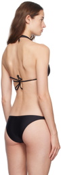 Yasmine Eslami Black 'The Joana' Bikini Top