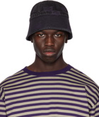 NEEDLES Black Jacquard Bucket Hat