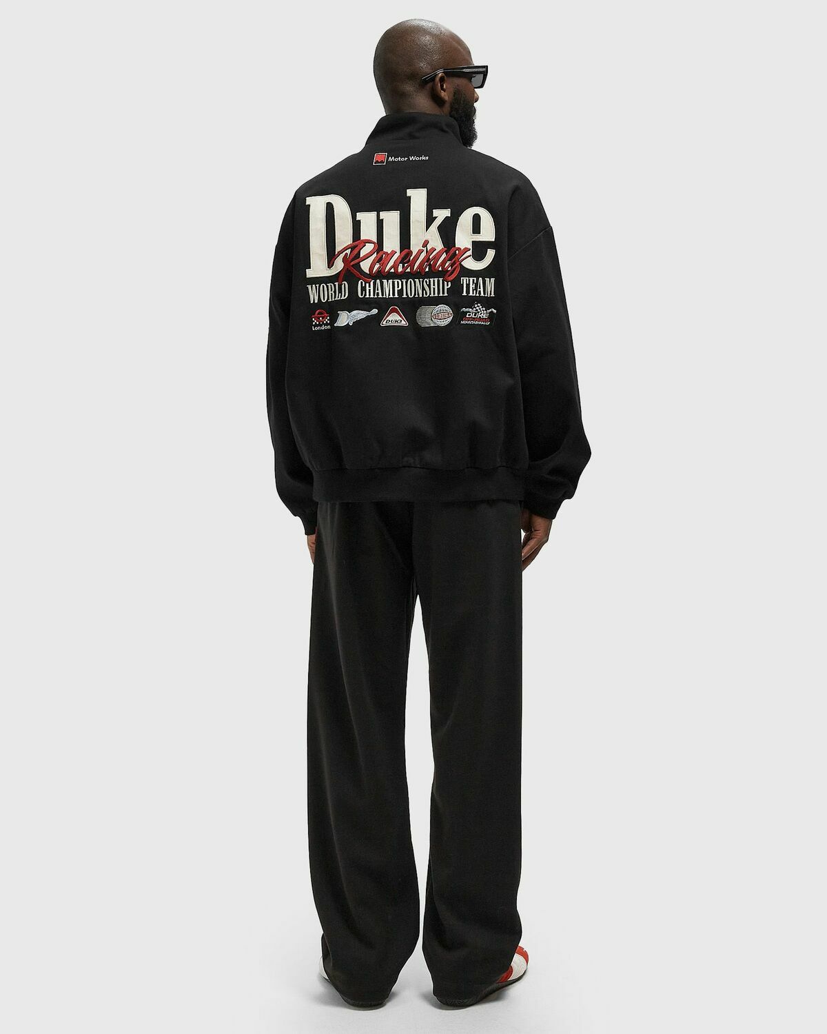 Duke & Dexter DR1 World Championship Jacket Black Mens Bomber Jacket