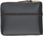COMME des GARÇONS WALLETS Black Triple Stitch Wallet