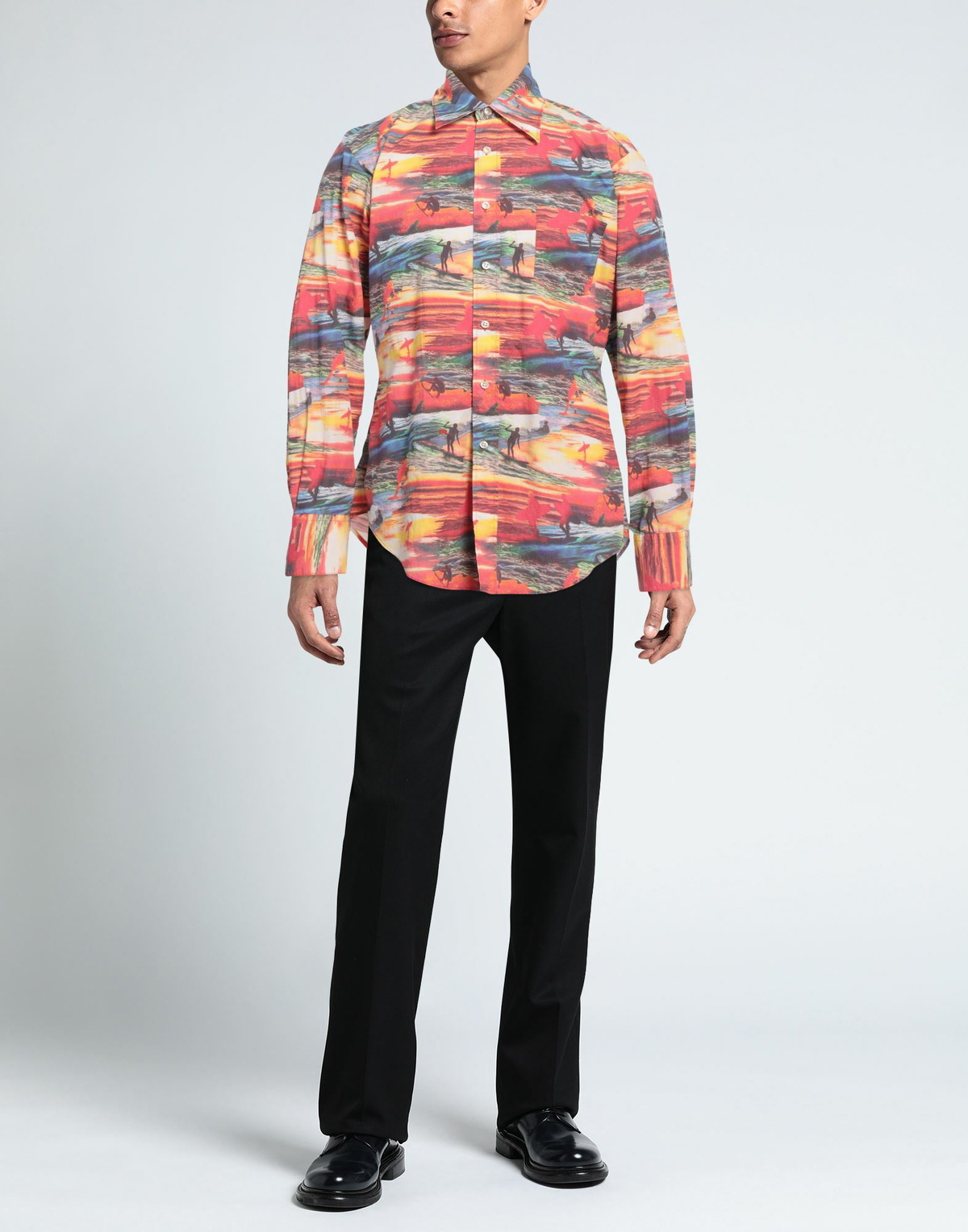 Erl Mens Shirt Coral