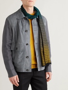 Paul Smith - Ombré Checked Woven Scarf