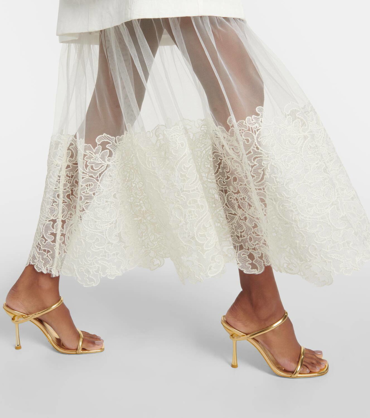 Simkhai Callan lace-trimmed maxi dress Simkhai