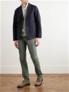 Massimo Alba - Straight-Leg Pleated Cotton-Corduroy Suit Trousers - Gray