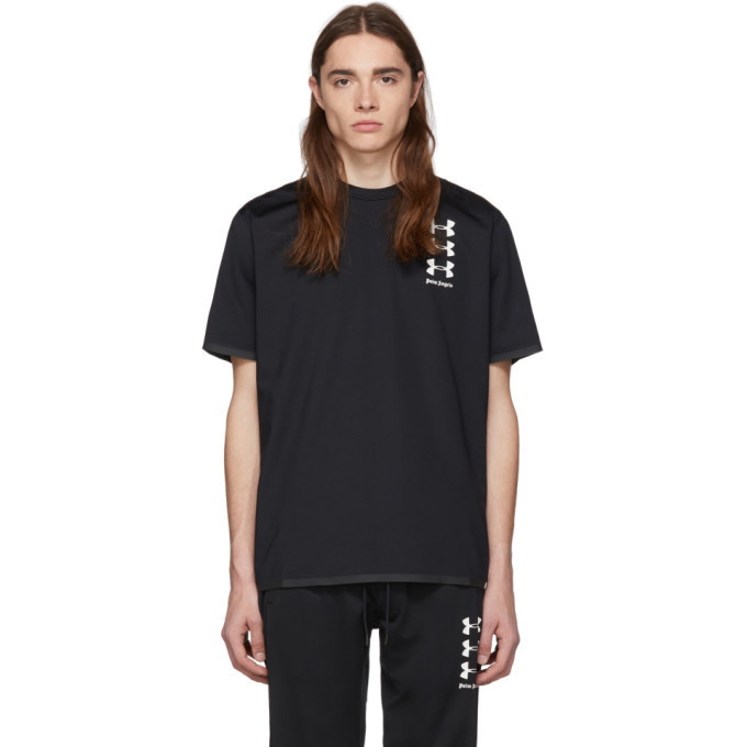 Photo: Palm Angels Black Under Armour Edition Basic T-Shirt