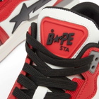 A Bathing Ape Men's Clutch Sta #1 Mid Sneakers in Red