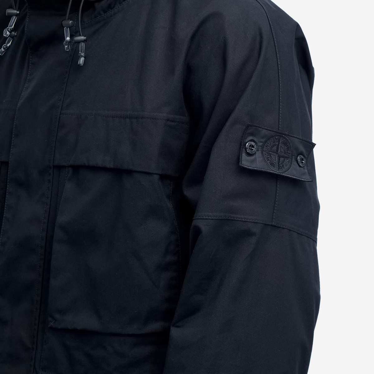 Stone Island Men's Ghost Ventile Field Jacket in Black Stone Stone Island Men's Ghost Ventile Field Jacket in Black Stone