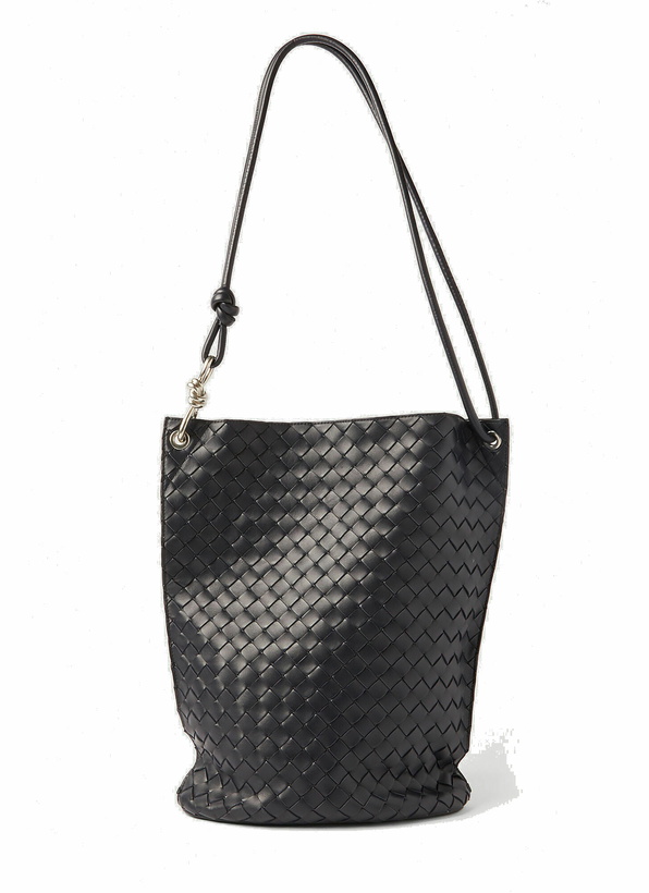 Photo: Medium Knot Bucket Tote Bag in Black