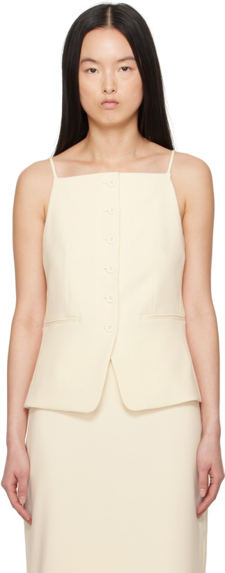 Photo: Staud Off-White Una Tank Top