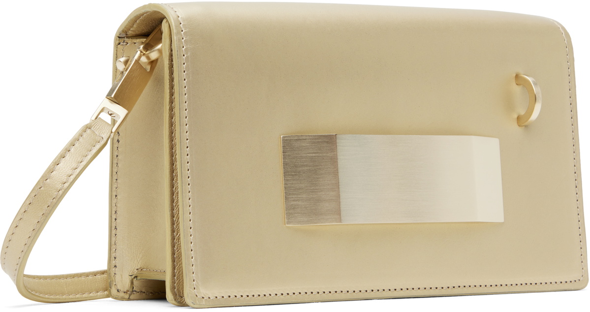 Rick Owens Gold Hollywood Griffin Bag