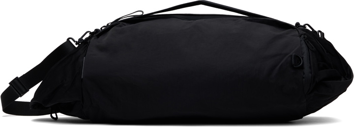 Photo: Côte&Ciel Black Obed Smooth Convertible Duffle Bag