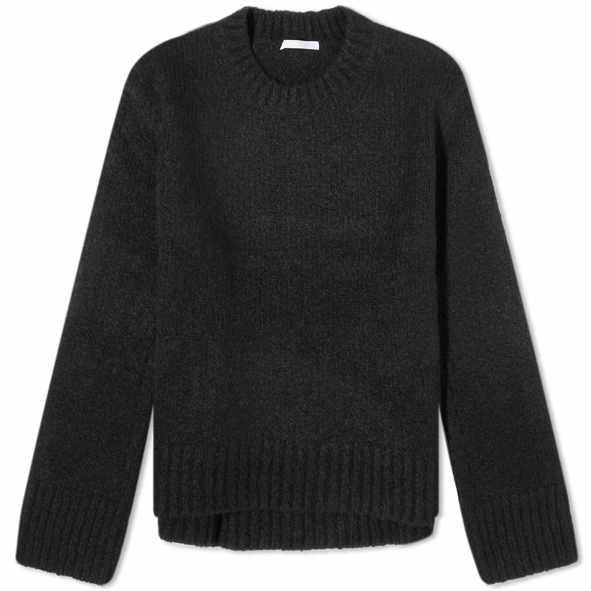 Helmut Lang Women's Textured Jumper in Black Helmut Lang