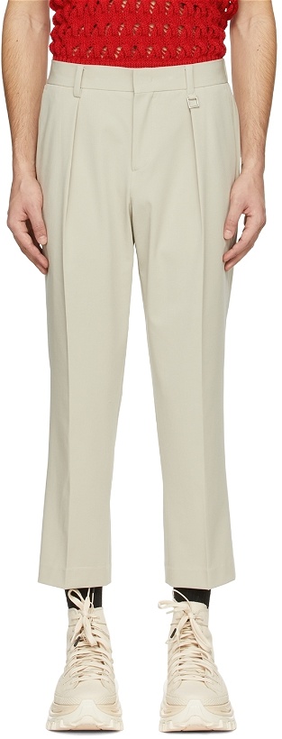 Photo: Wooyoungmi Taupe Polyester Trousers
