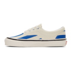Vans Blue and White Striped Era 95 DX Sneakers