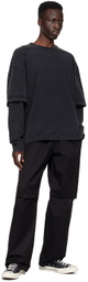 DARKPARK Black Theo Long Sleeve T-Shirt
