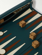 Métier - Portable Leather Backgammon Set