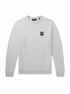Belstaff - Logo-Appliquéd Garment-Dyed Cotton-Jersey Sweatshirt - Gray
