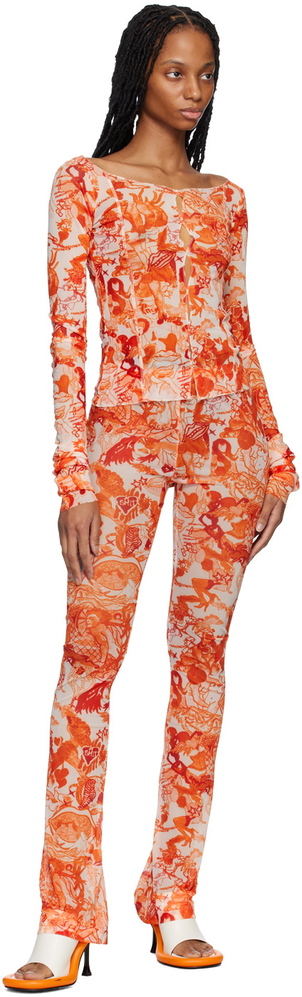 Marco Rambaldi SSENSE Exclusive Orange Trousers