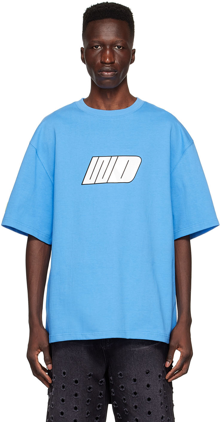 We11done Blue Cotton T-Shirt We11done