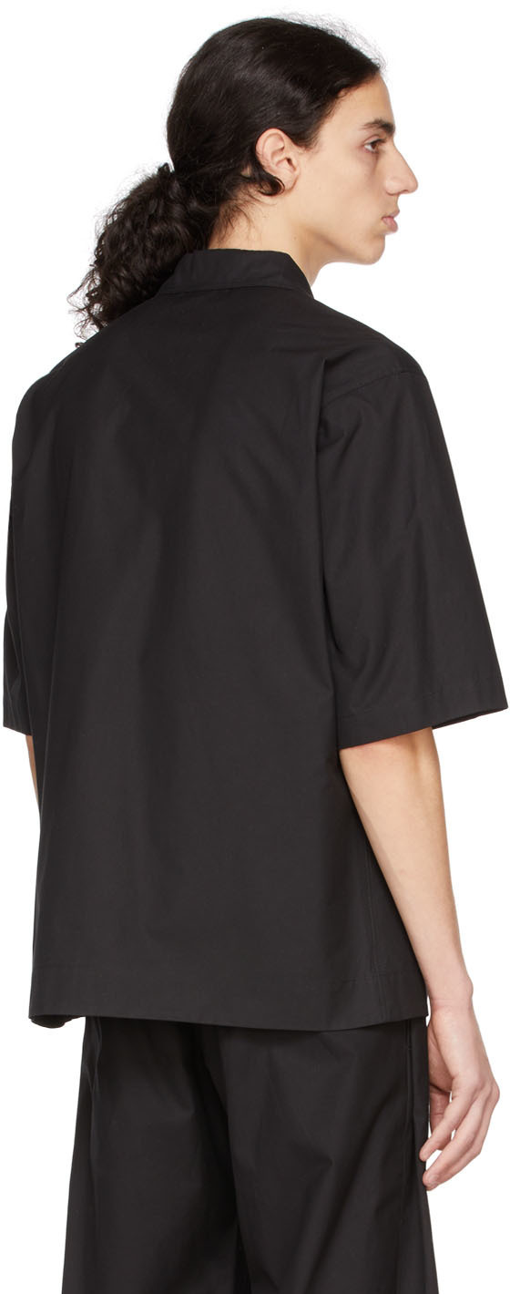 3MAN Black Cotton Shirt