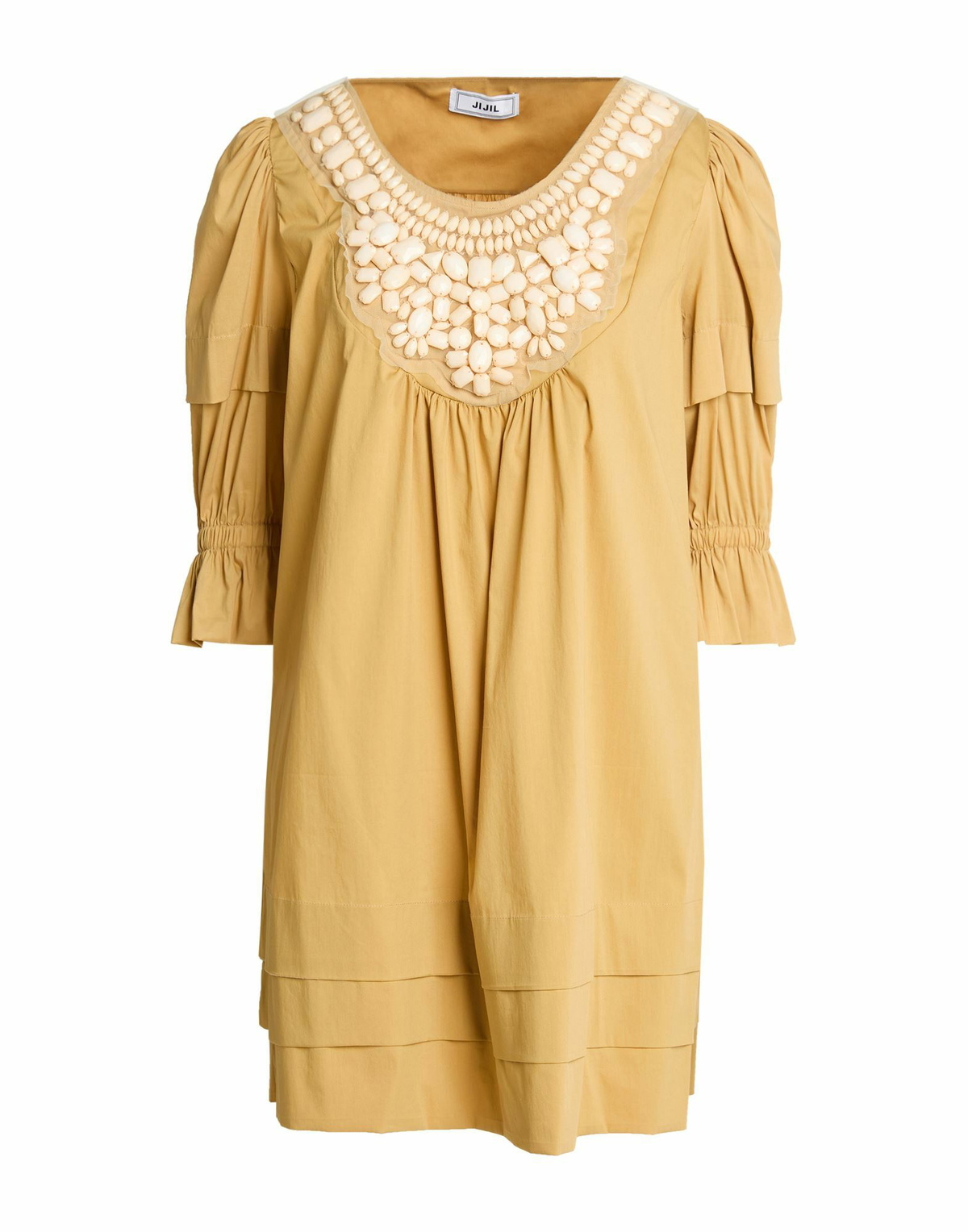 Jijil Womens Mini dress Mustard