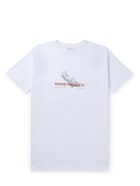 NORSE PROJECTS - Slim-Fit Printed Cotton-Jersey T-Shirt - White - S