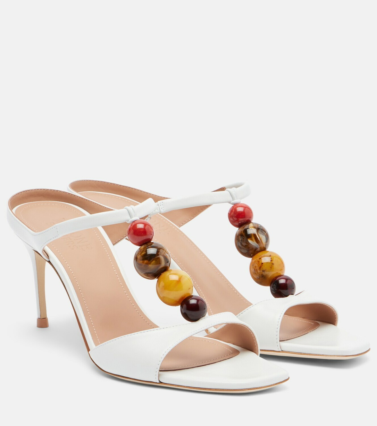 Malone Souliers Lena embellished leather mules