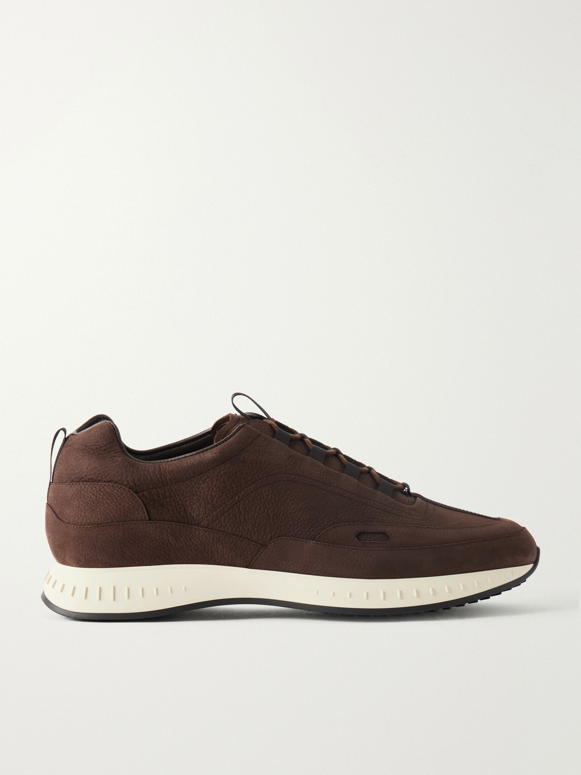 John Lobb - Laced Stream Nubuck Sneakers - Brown