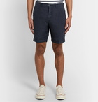 120% - Linen Shorts - Blue