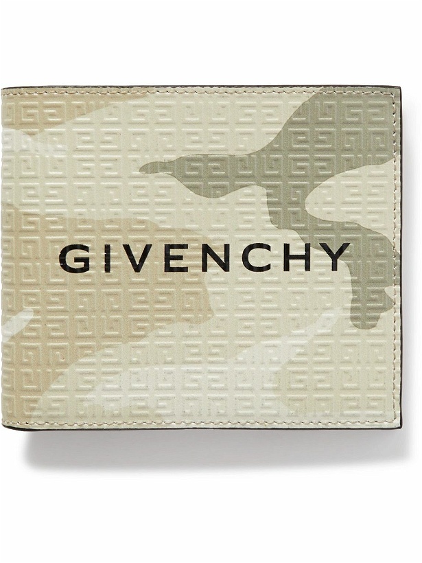 Photo: Givenchy - Logo-Embossed Camouflage-Print Leather Billfold Wallet
