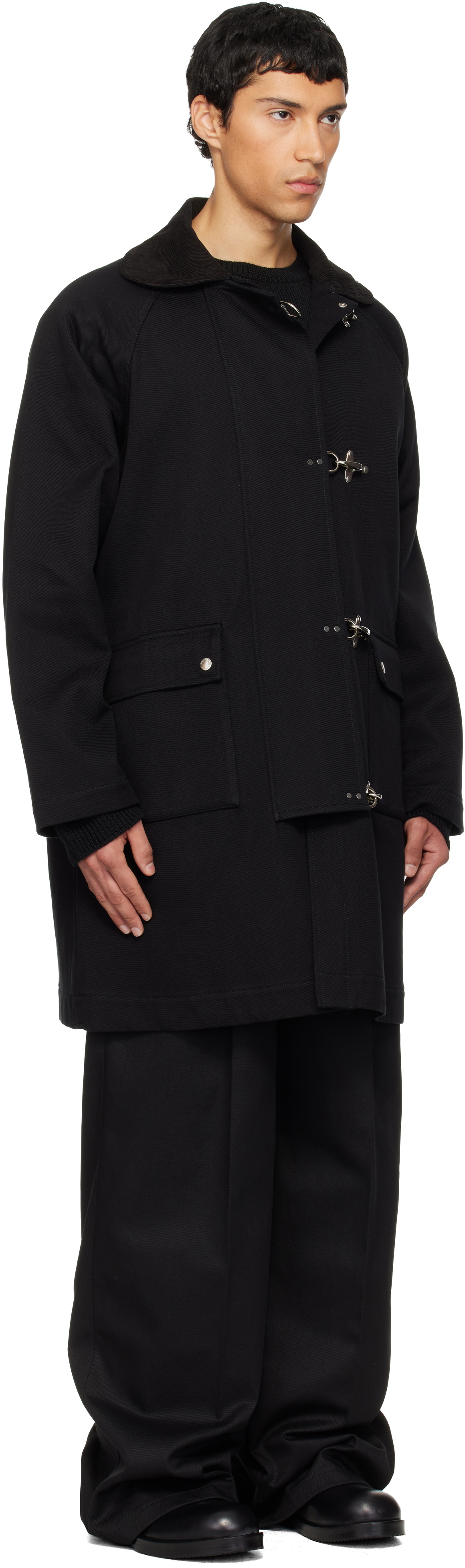 TAKAHIROMIYASHITA TheSoloist. Black Fireman Coat