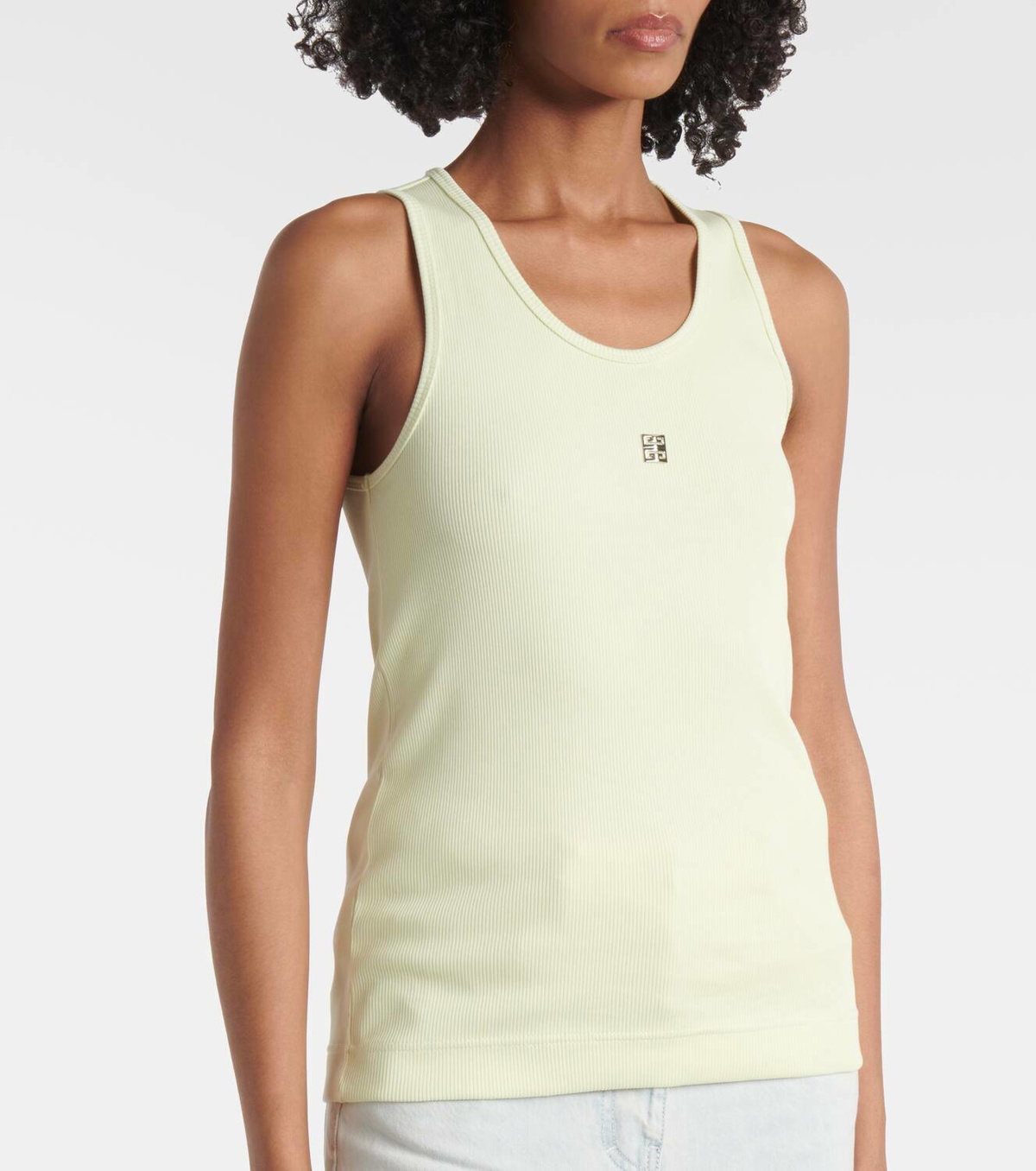 Givenchy 4G ribbed-knit cotton tank top