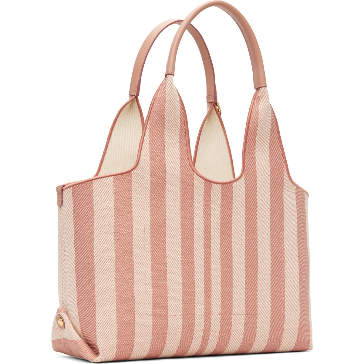 Chloé Pink 'Chloé Stripy' East-West Tote