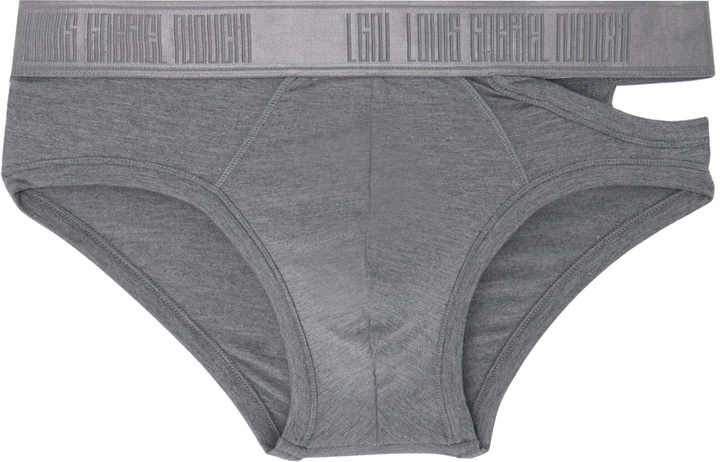Photo: LGN Louis Gabriel Nouchi Gray Cutout Briefs