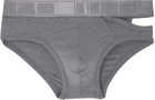 LGN Louis Gabriel Nouchi Gray Cutout Briefs