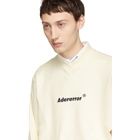 ADER error Off-White A-Neck Sweatshirt