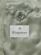 Kingsman - Double-Breasted Linen Suit Jacket - Green