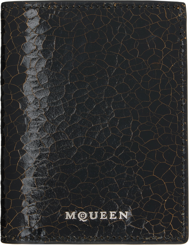 Photo: McQueen Black Bifold Card Holder